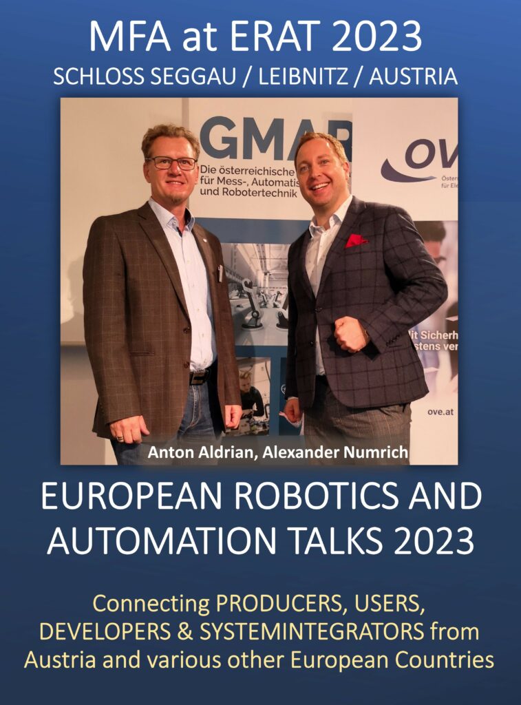 ERAT 2023 - EUROPEAN ROBOTICS AND AUTOMATION TALKS